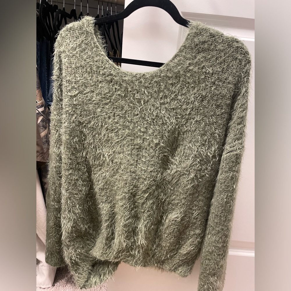 Green sweater